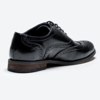 Mens Classic 2 Tone Brogue Shoes Smart Formal Office Work Lace Up