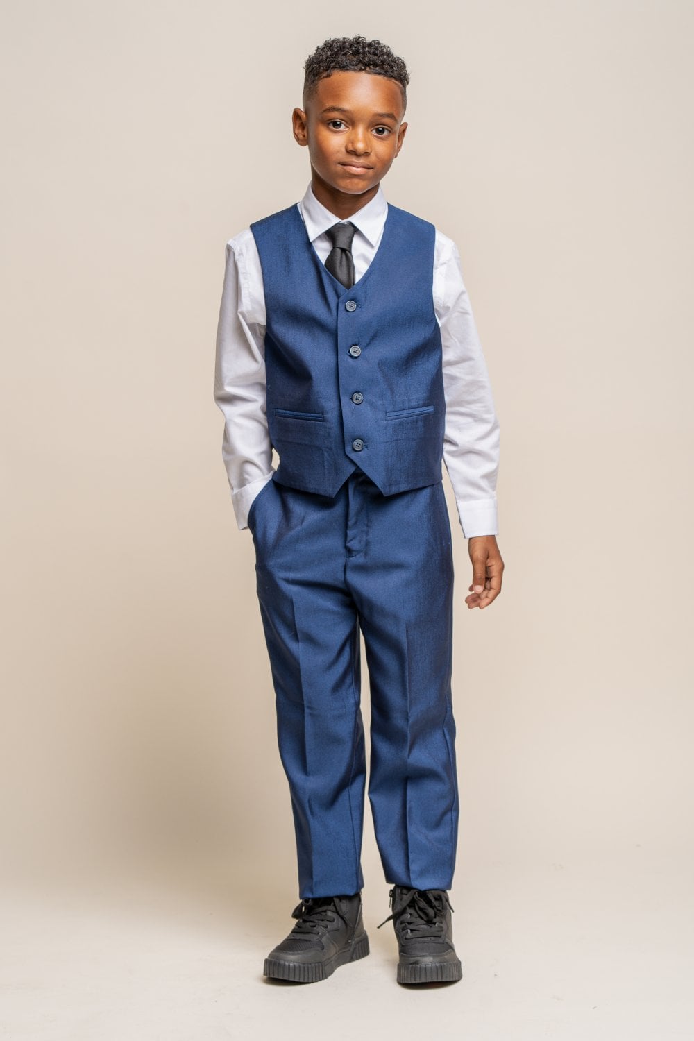 Cavani Boys Ford Blue 3 Piece Formal Suit | SuitsMe
