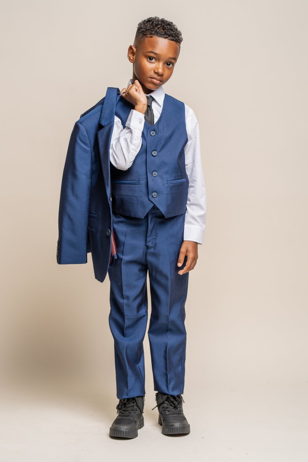 Cavani Boys Ford Blue 3 Piece Formal Suit | SuitsMe