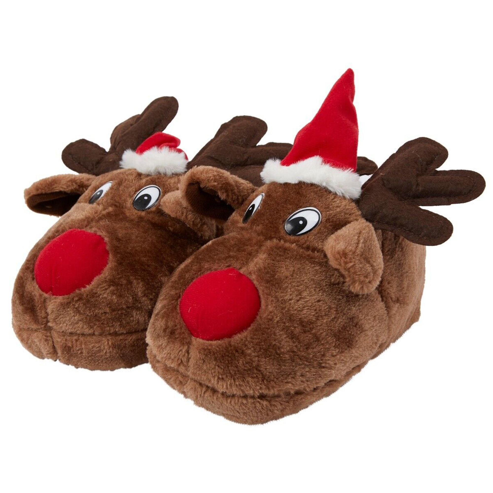 Women's Christmas Novelty Reindeer Slippers | SuitsMe