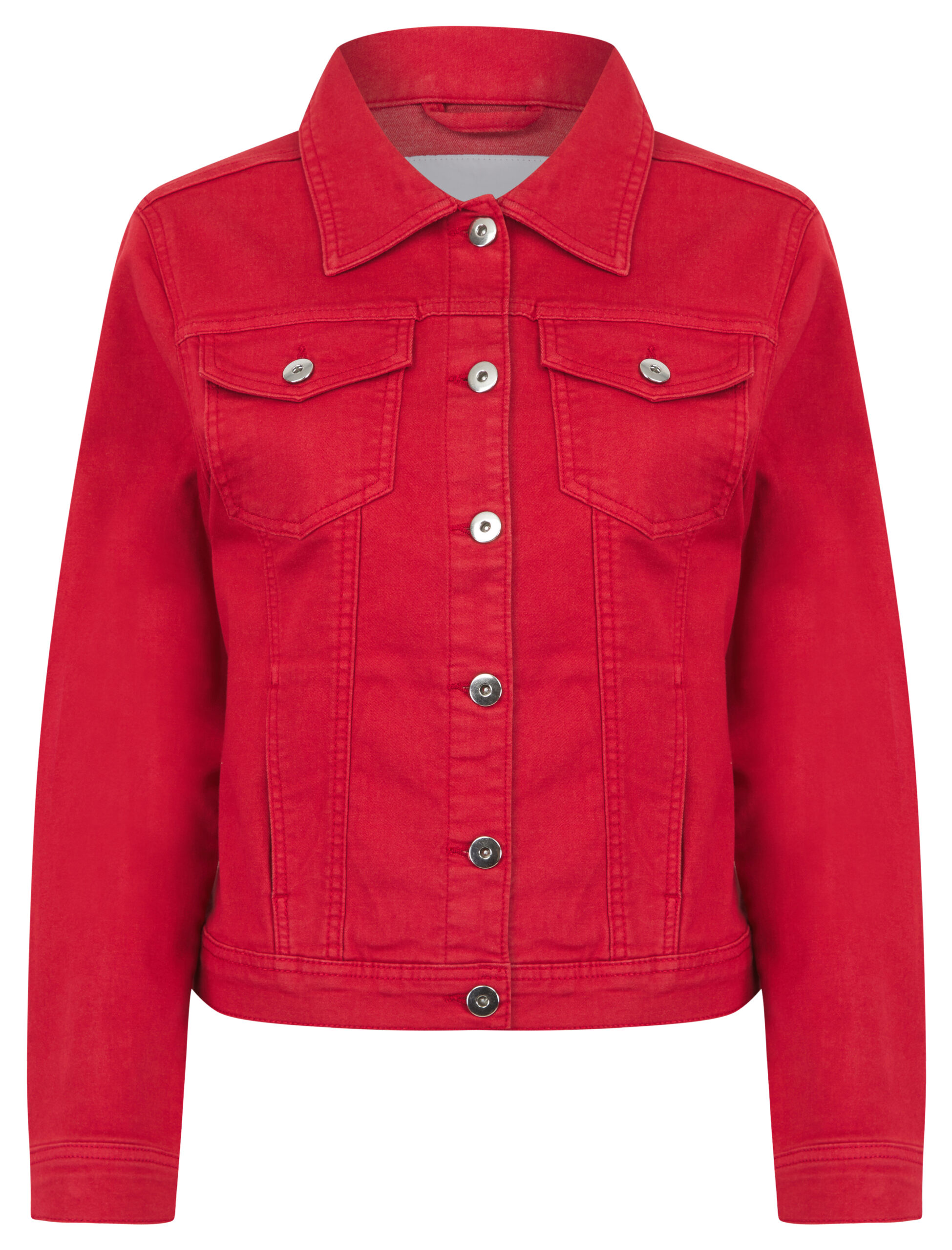 Women's Stretch Denim Jacket Summer Bright Fashion Coat - Image 16