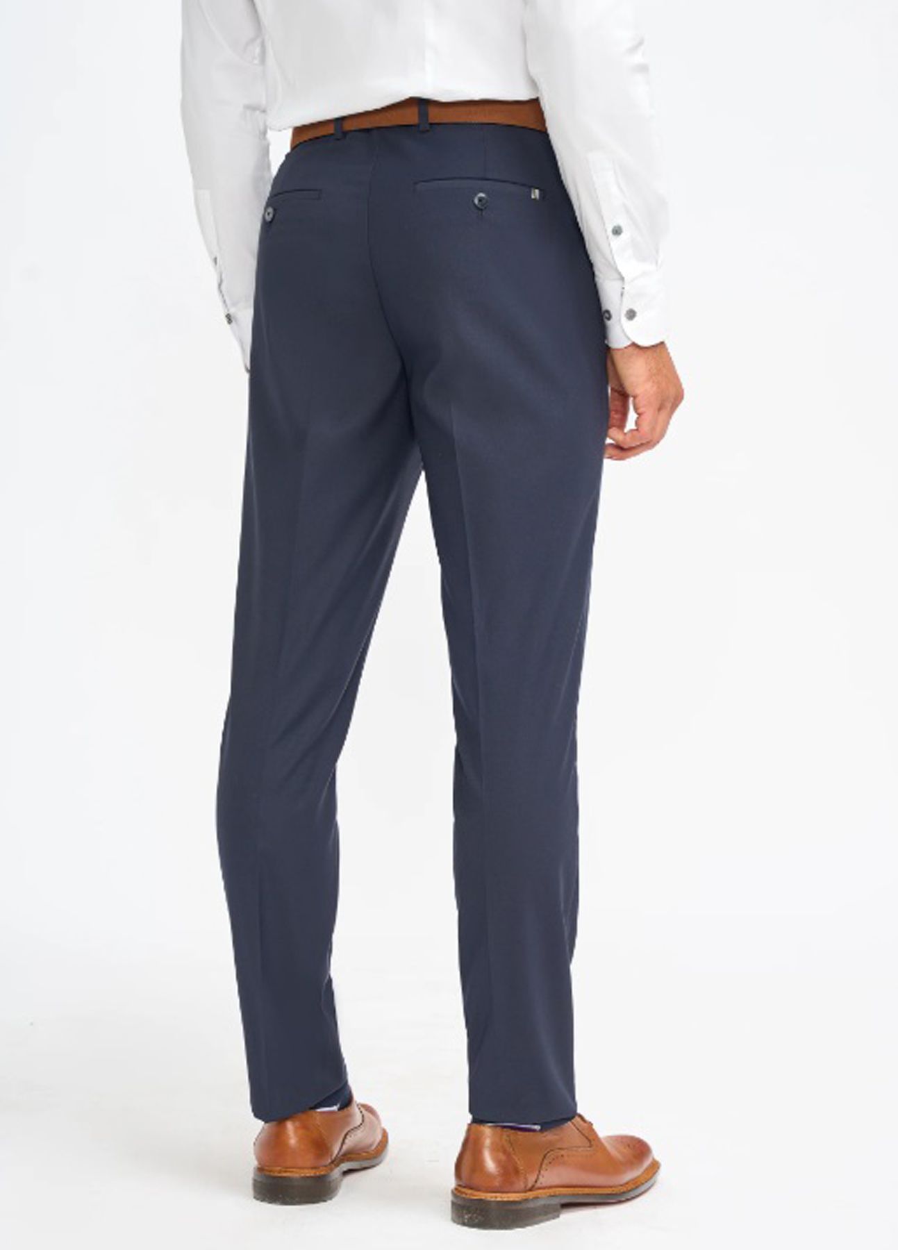 Cavani Malibu Navy Blue 3 Piece Slim Fit Suit - Image 11