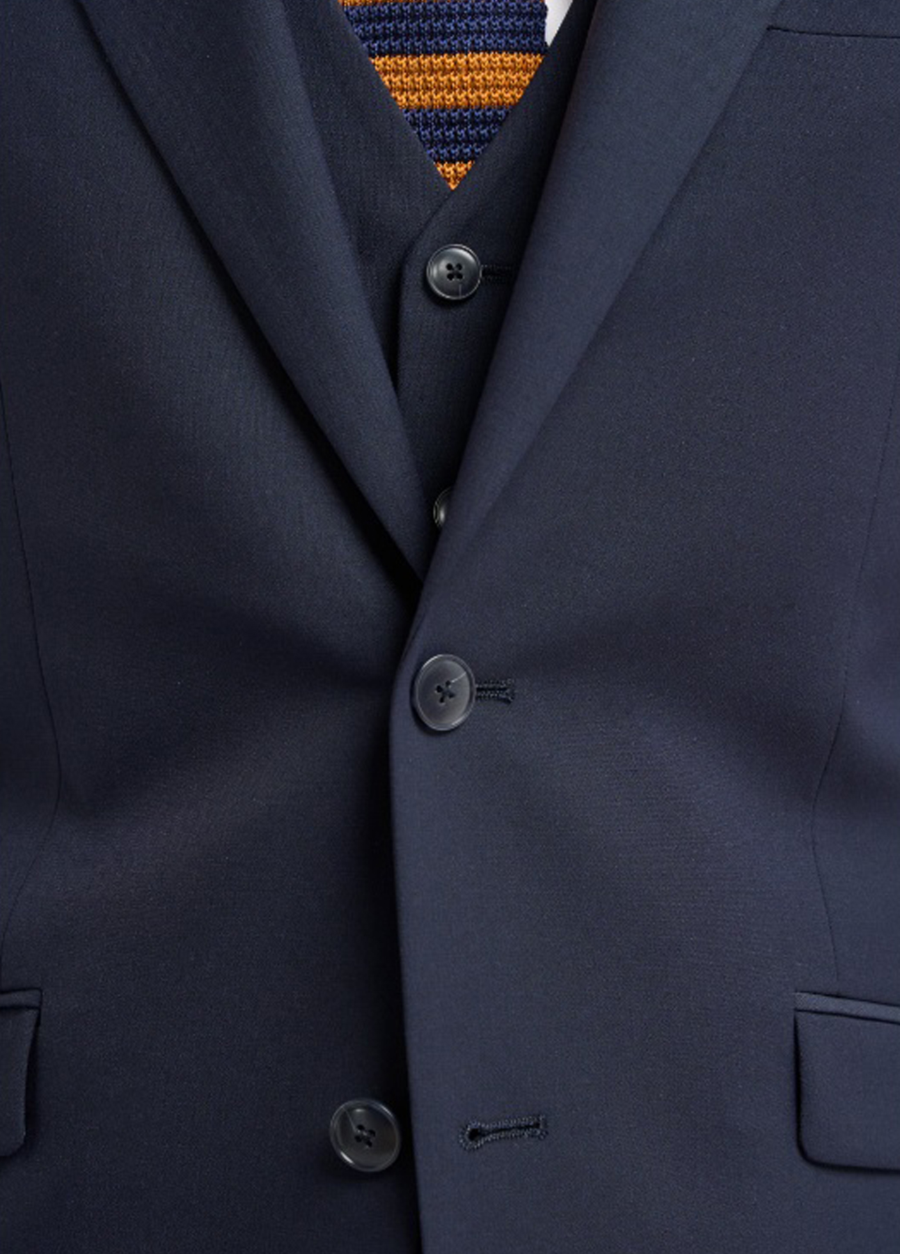 Cavani Malibu Navy Blue 3 Piece Slim Fit Suit - Image 7
