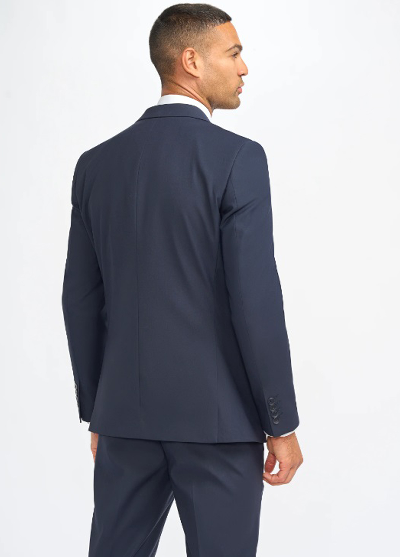 Cavani Malibu Navy Blue 3 Piece Slim Fit Suit - Image 5