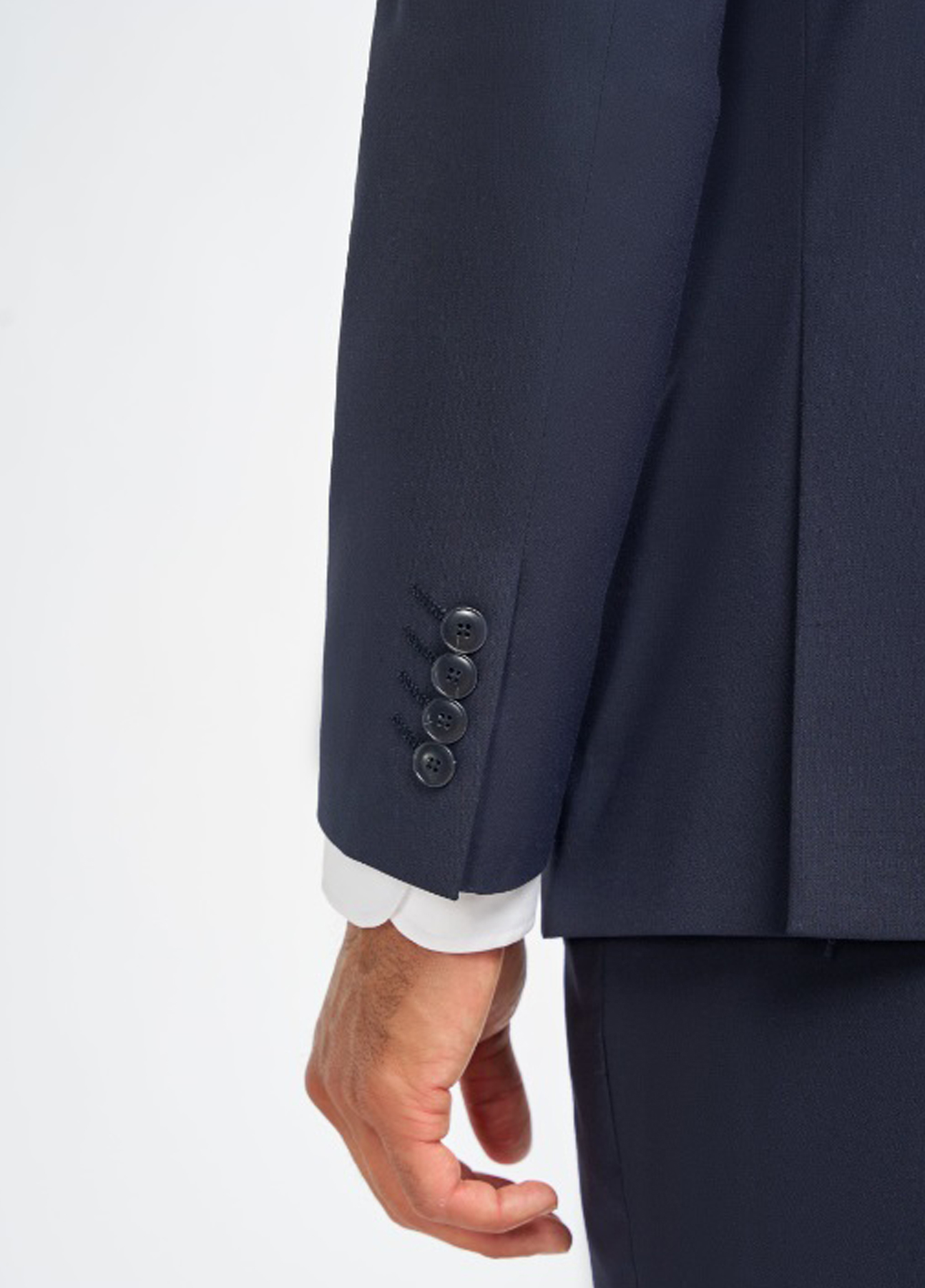 Cavani Malibu Navy Blue 3 Piece Slim Fit Suit - Image 8