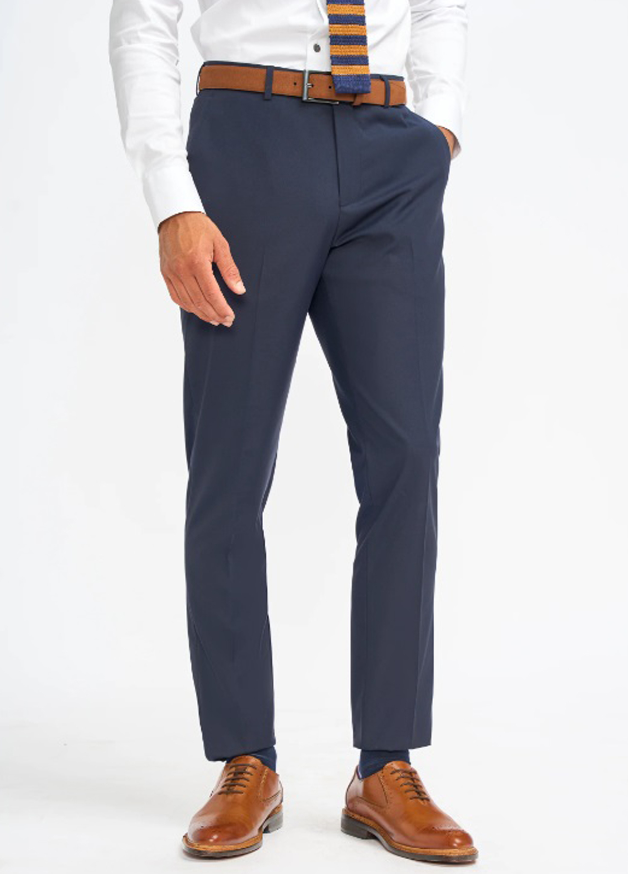 Cavani Malibu Navy Blue 3 Piece Slim Fit Suit - Image 10
