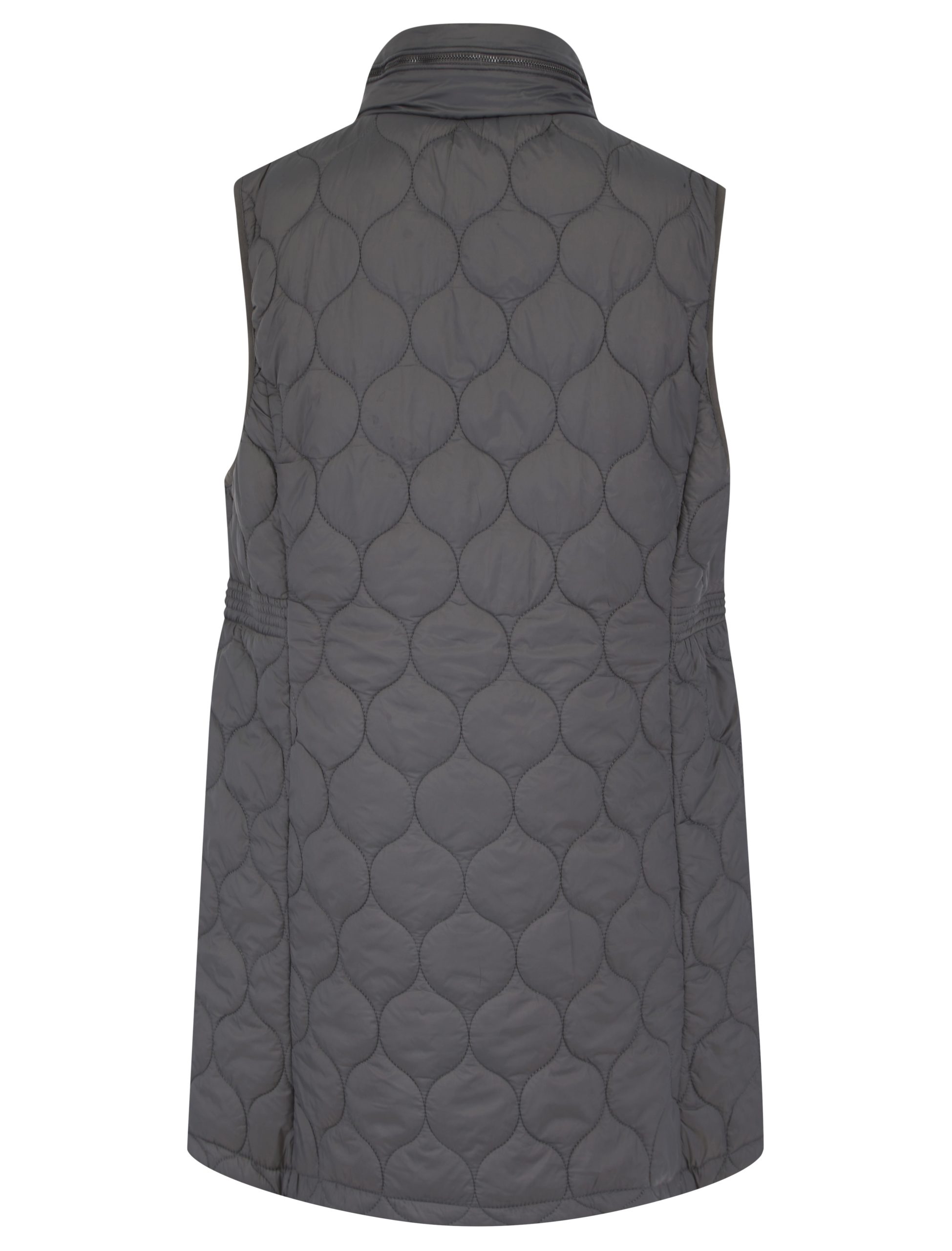 Women's Mid-Length Onion Stitch Padded Gilet Bodywarmer - Image 6