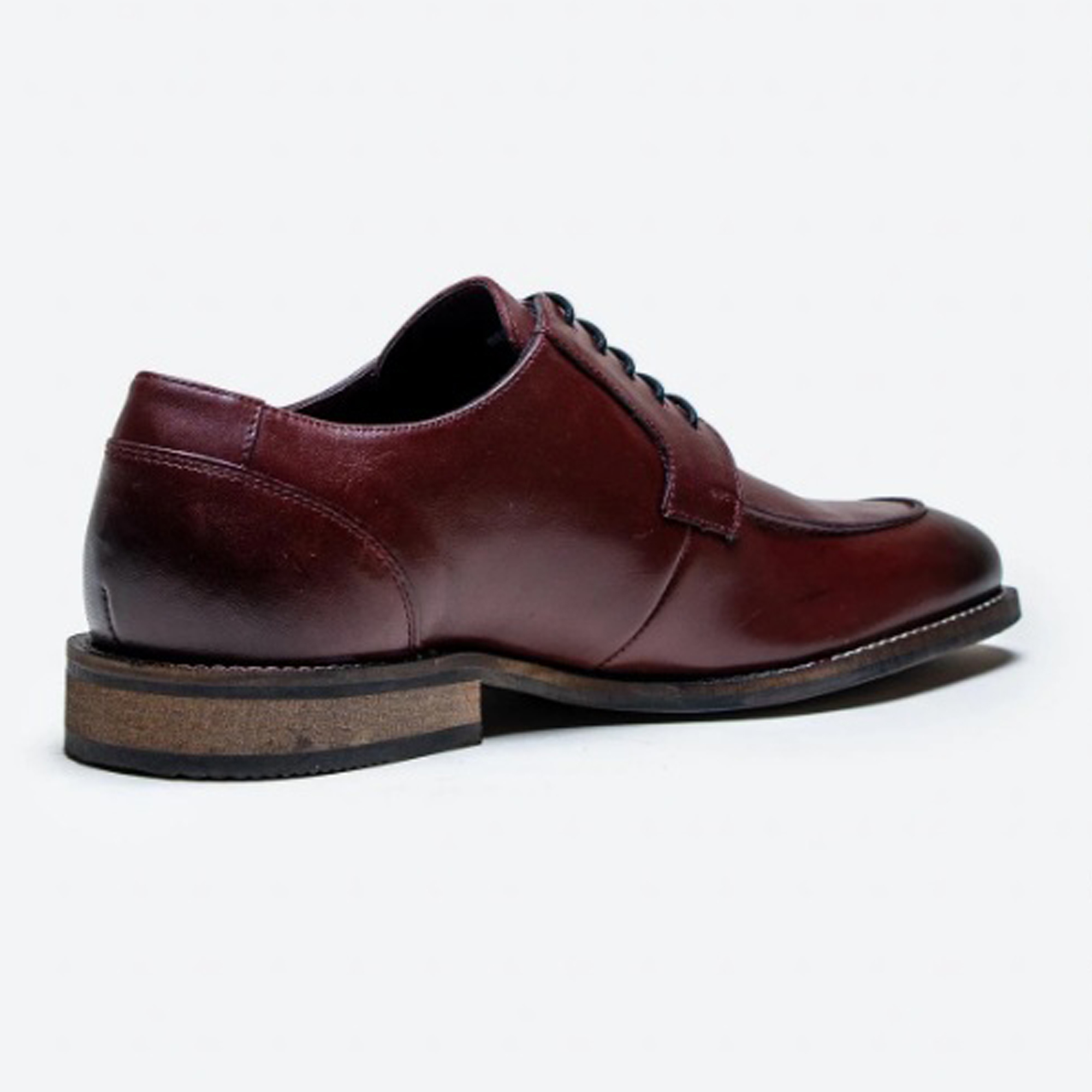 Cavani Berlin Genuine Leather Black and Wine Shoes - Image 7