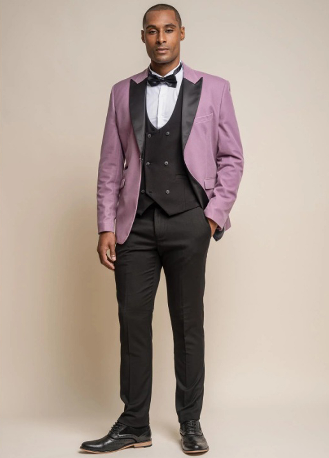 Cavani Velvet Blazer Smart Formal Dinner Prom Jacket - Image 13