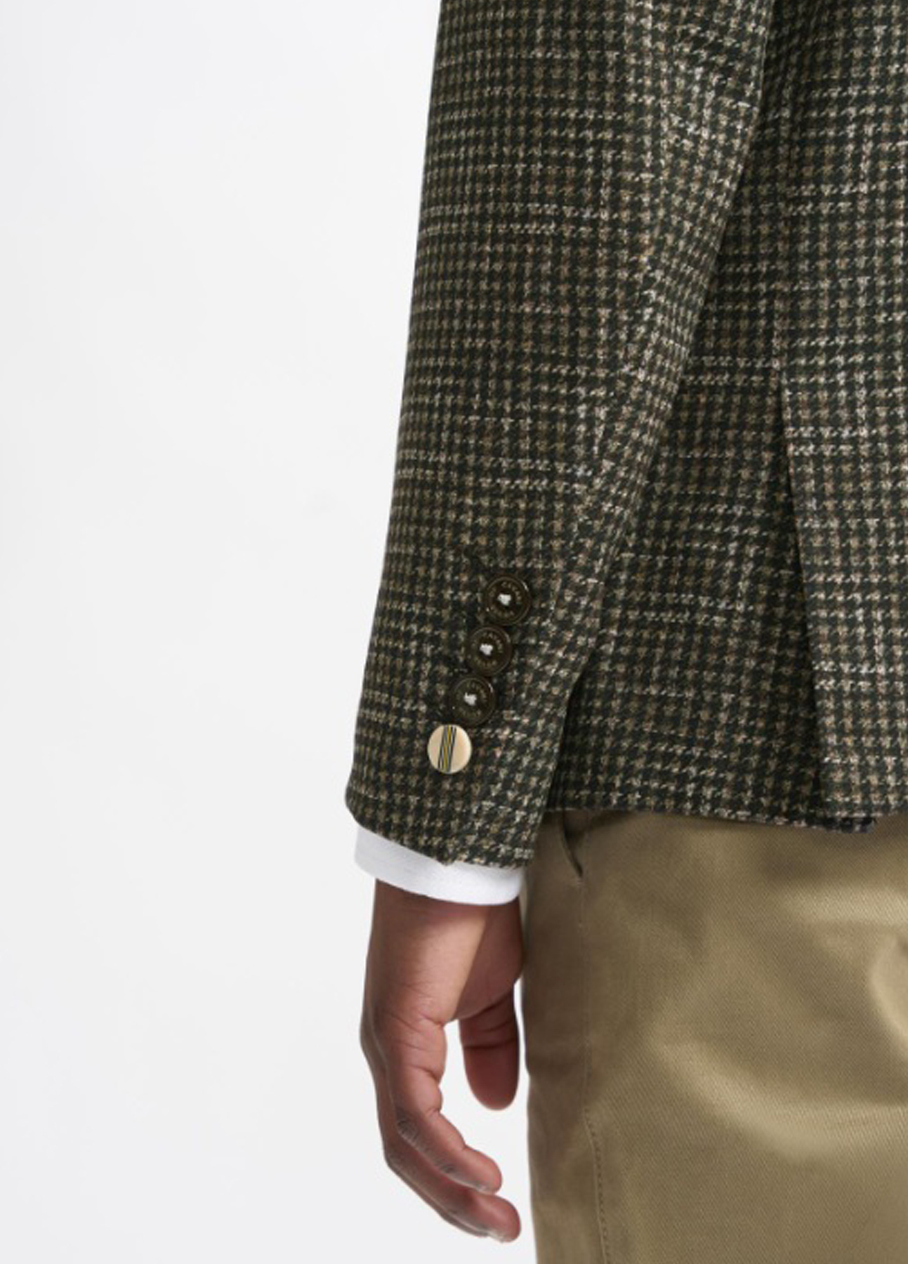 Boys Cavani 2 Piece Contrast Suit Blazer & Chino's - Image 4