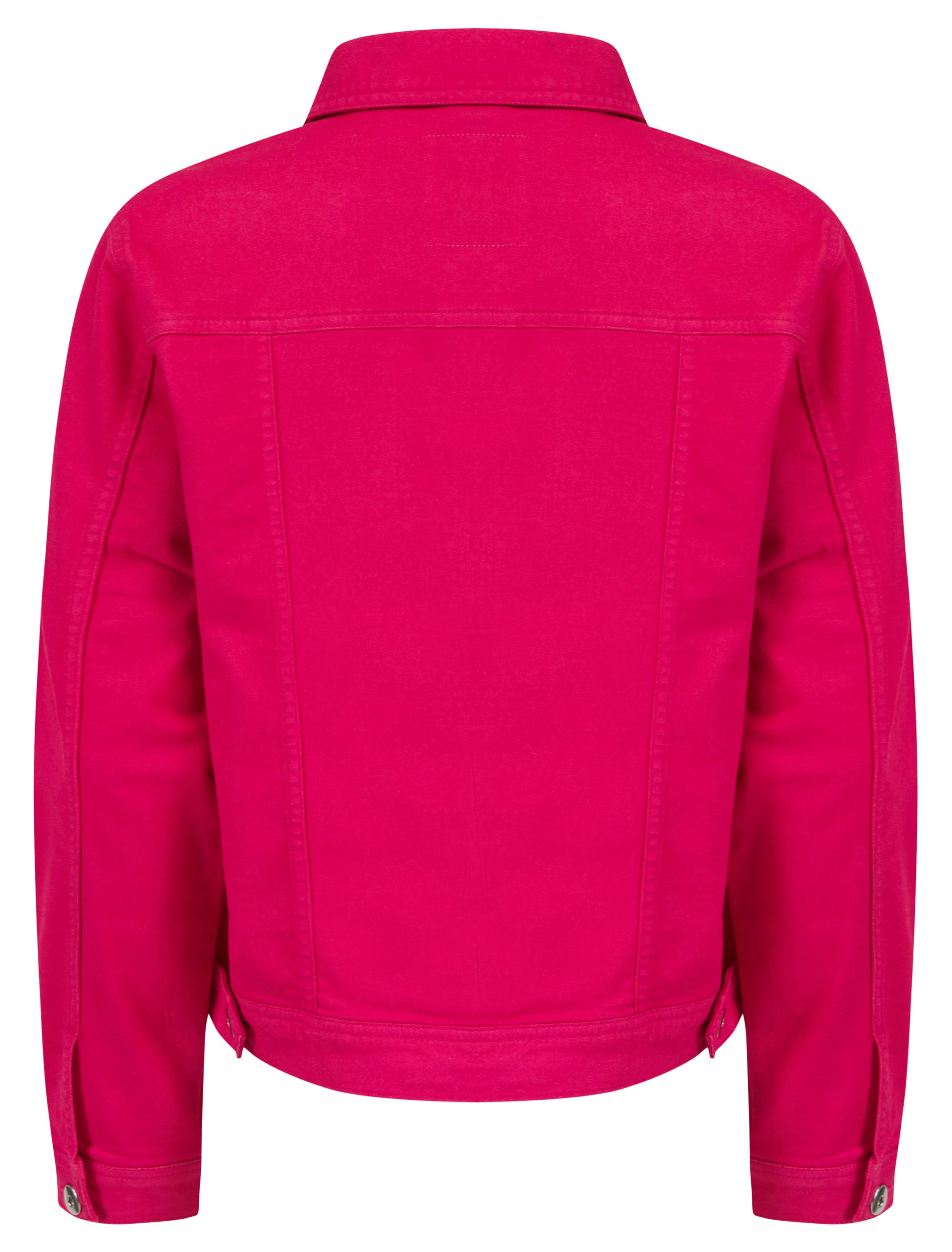 Amara Reya Women’s Fuschia Pink Denim Jacket - Image 3