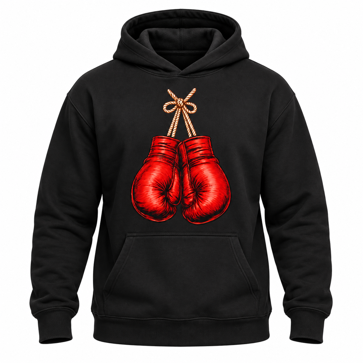 Boxing Gloves Graphic Hoodie - Unisex Pullover - Image 6