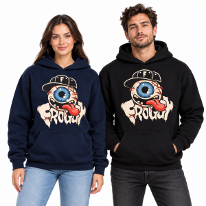 Froggy Eyeball Graphic Hoodie - Unisex Pullover