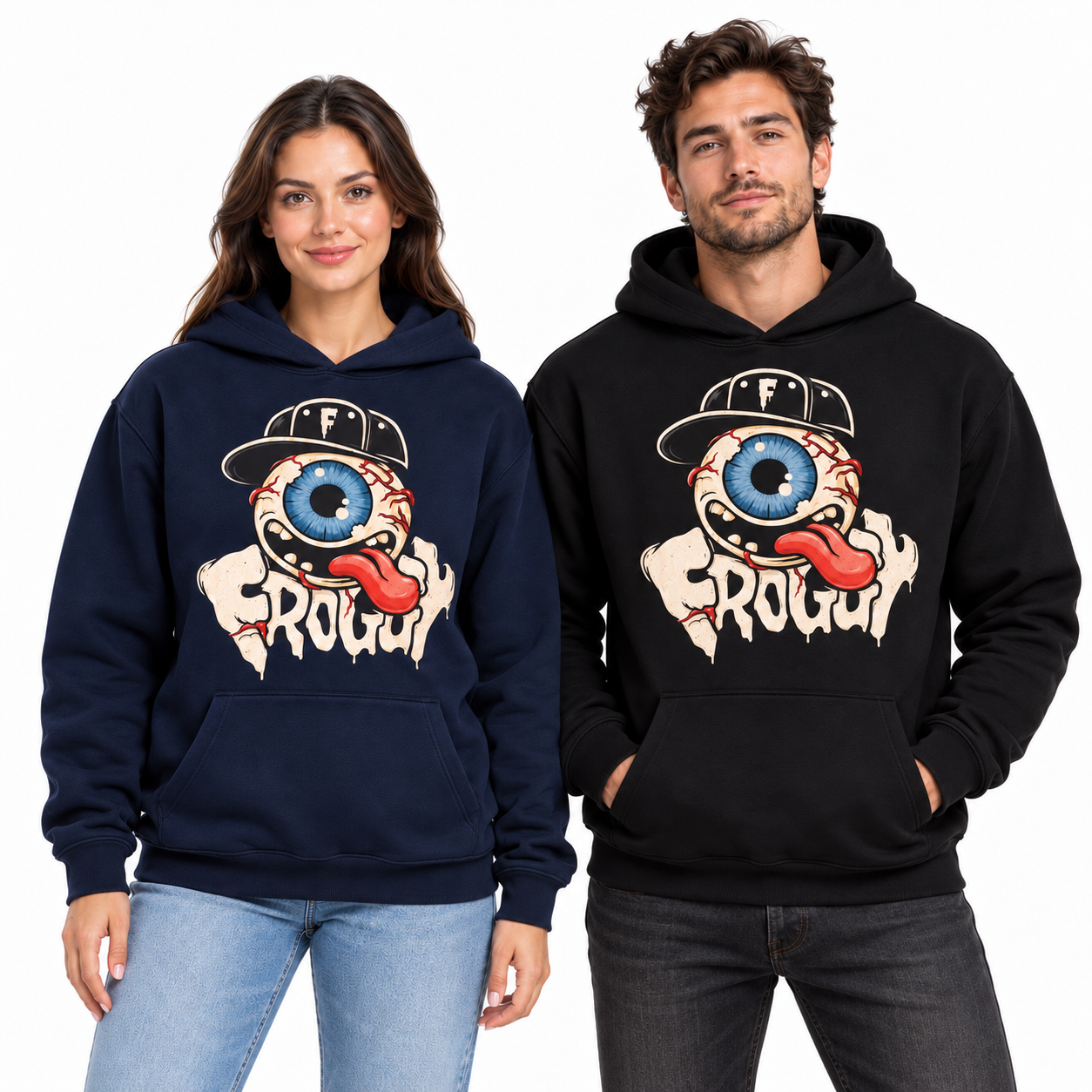 Froggy Eyeball Graphic Hoodie - Unisex Pullover